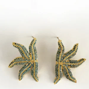 Alternative view of Deniz Yıldızı Mavi Küpe