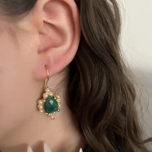 Prenses Zümrüt Küpe