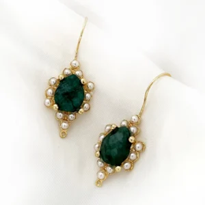 Alternative view of Prenses Zümrüt Küpe