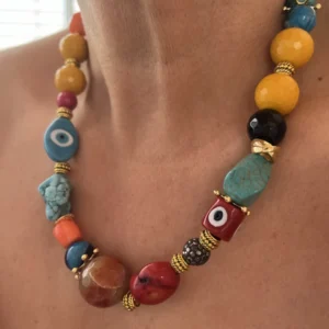 Okyanus Doğal Taş Kolye