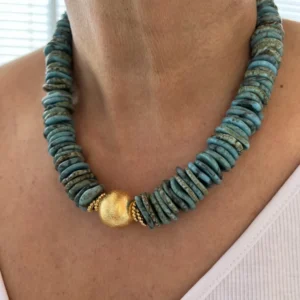 Mai Turkuaz Kolye